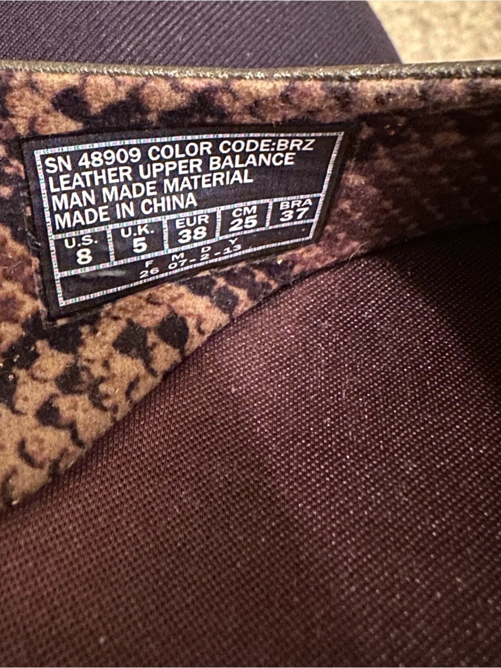 Skechers Relaxed Bronze Memory Foam Peep-Toe Flats - Picture 2 of 6